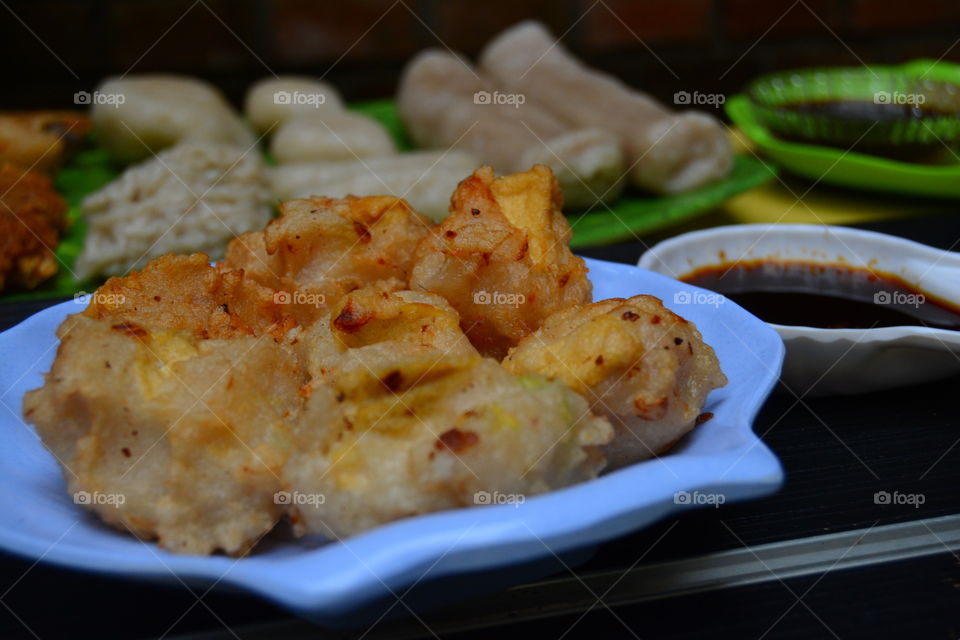 pempek adaan palembang, indonesian food