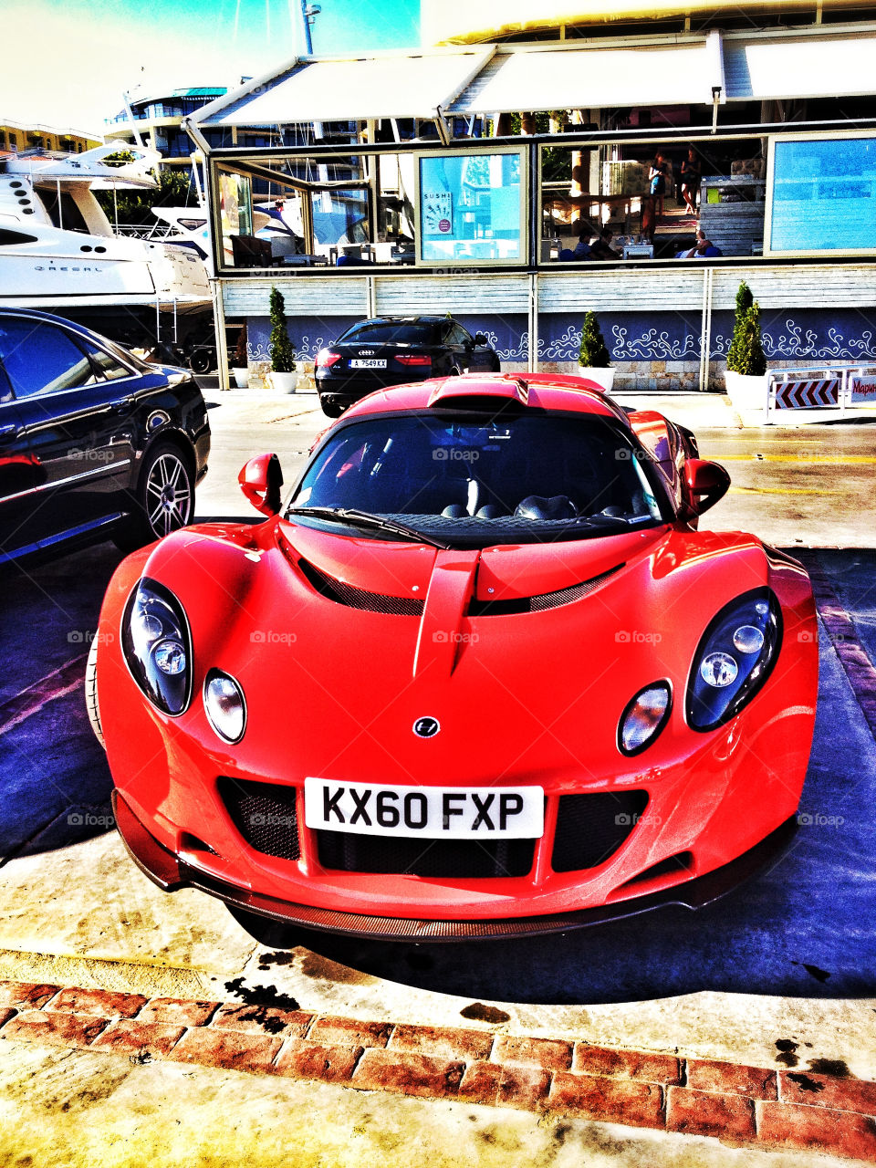 italy car hdr luxury by penguincody