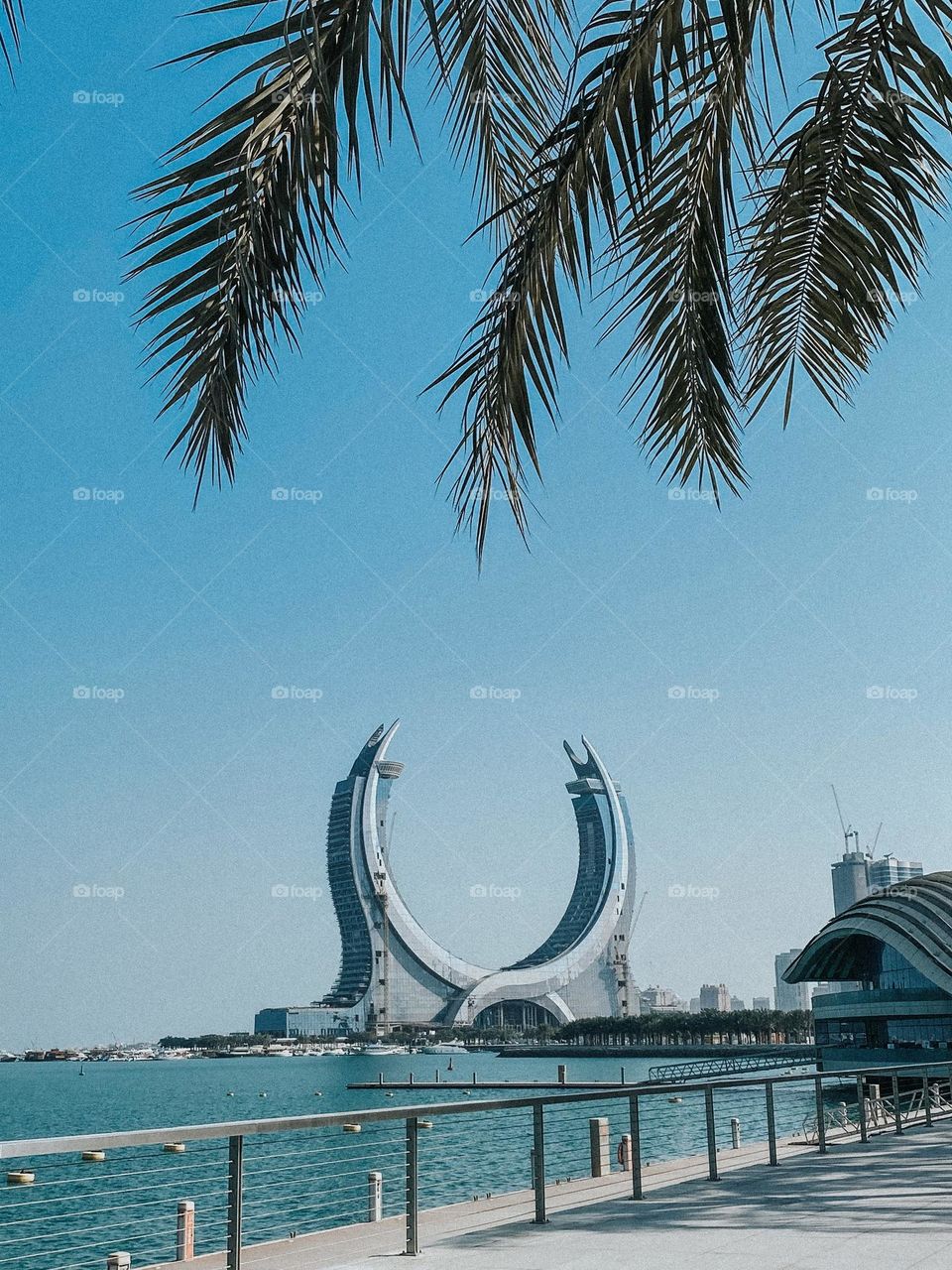 Lusail Marina at Qatar , nice place to walk and look at the view 😍