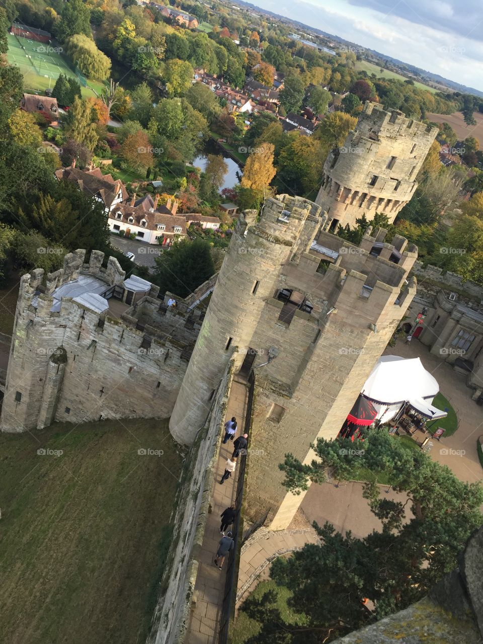 Warwick castle view