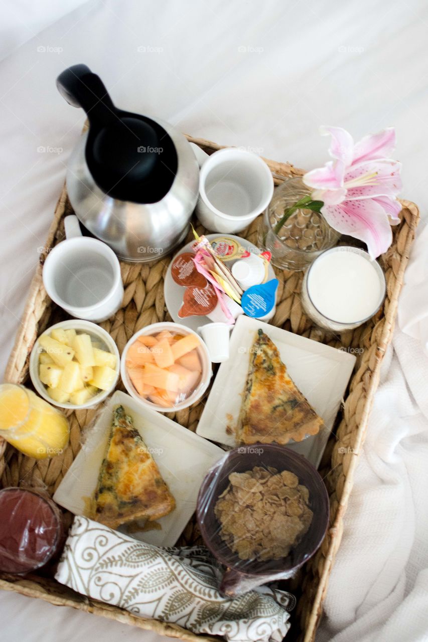 Breakfast in bed