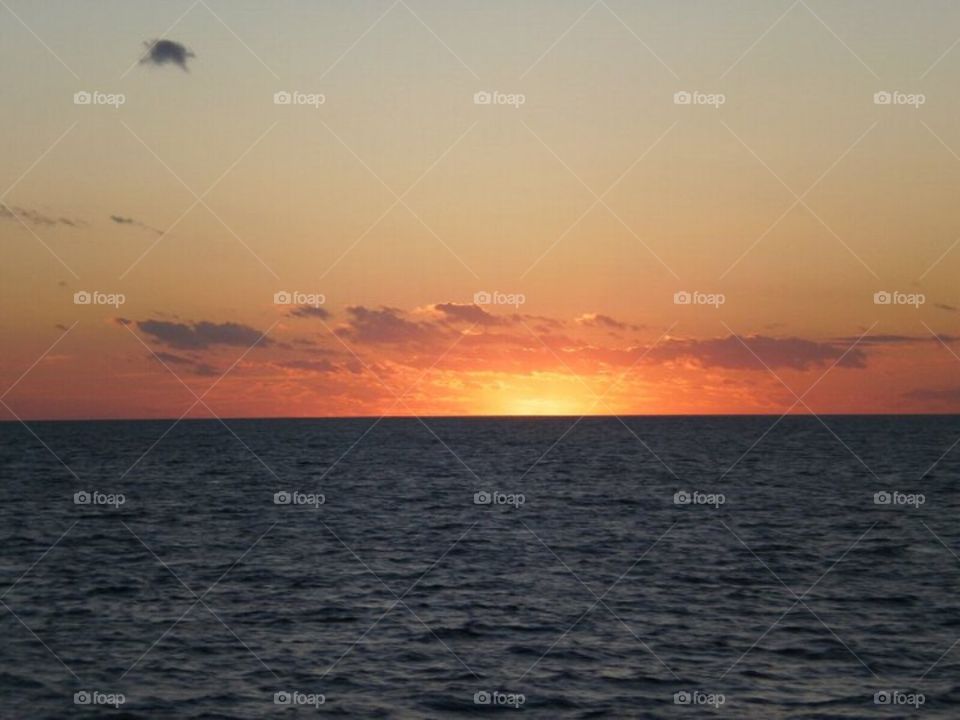Lake Michigan sunset 