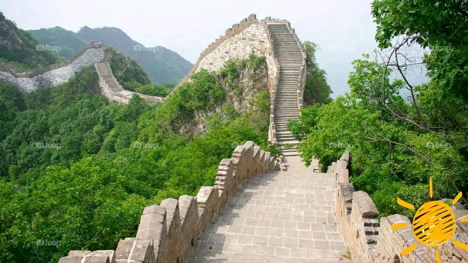 Glory be to God, the magnificent and picturesque view and the natural green trees are a view that is nothing more wonderful than it