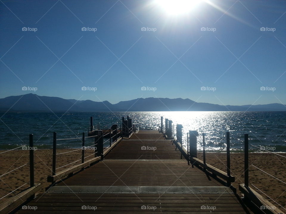 Dock at Lake Tahoe.