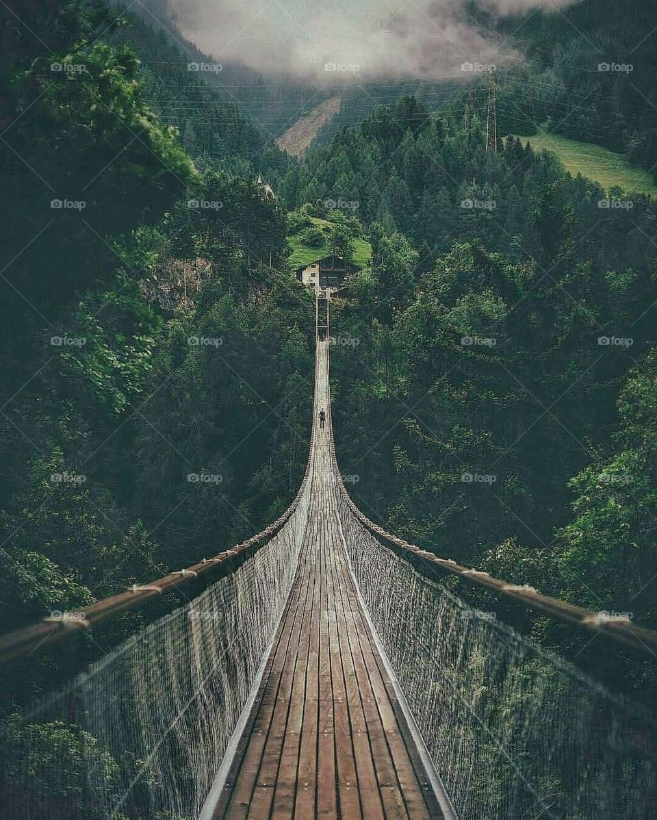 The bridge of Happiness and Adventure