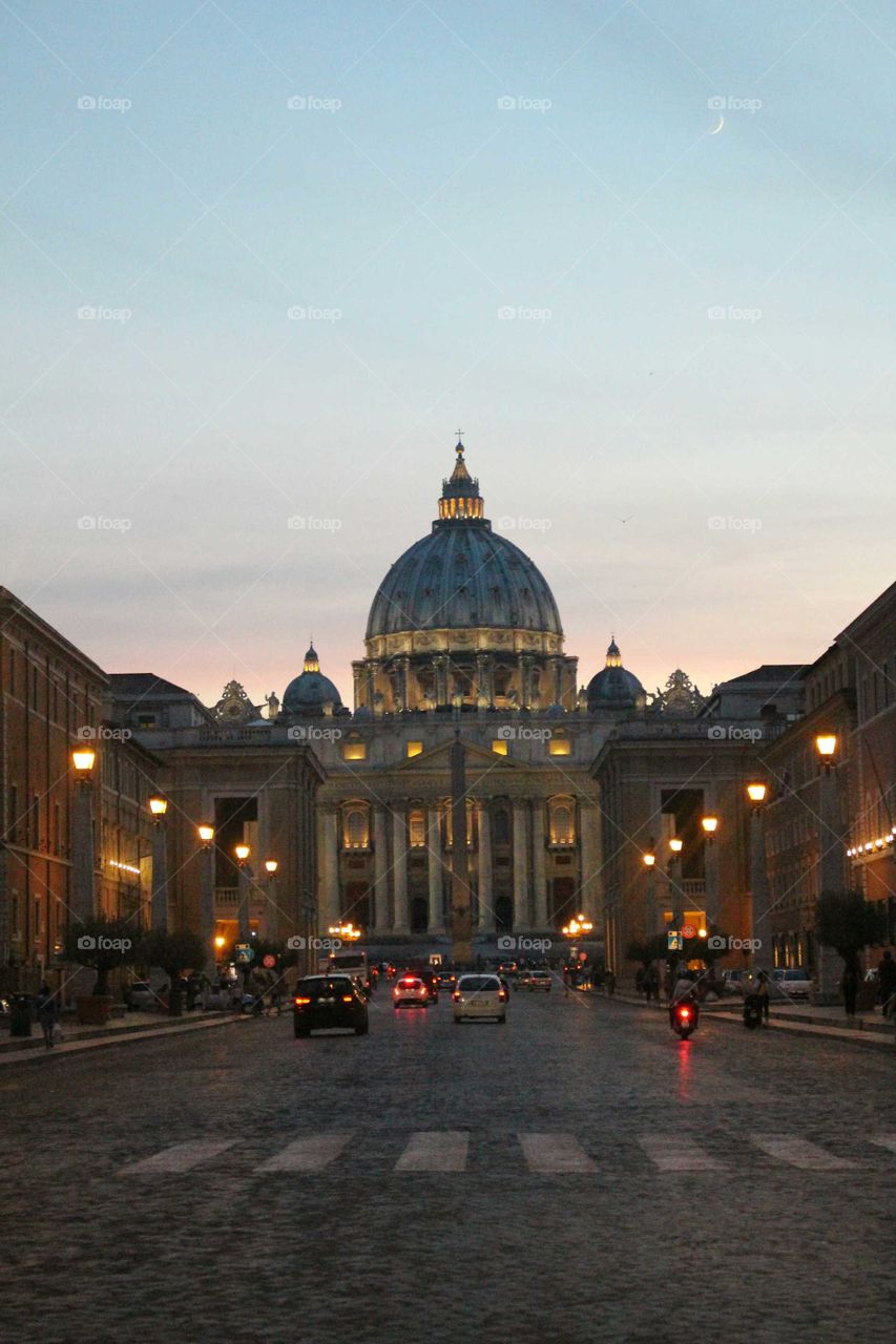 Vatican at Dusk