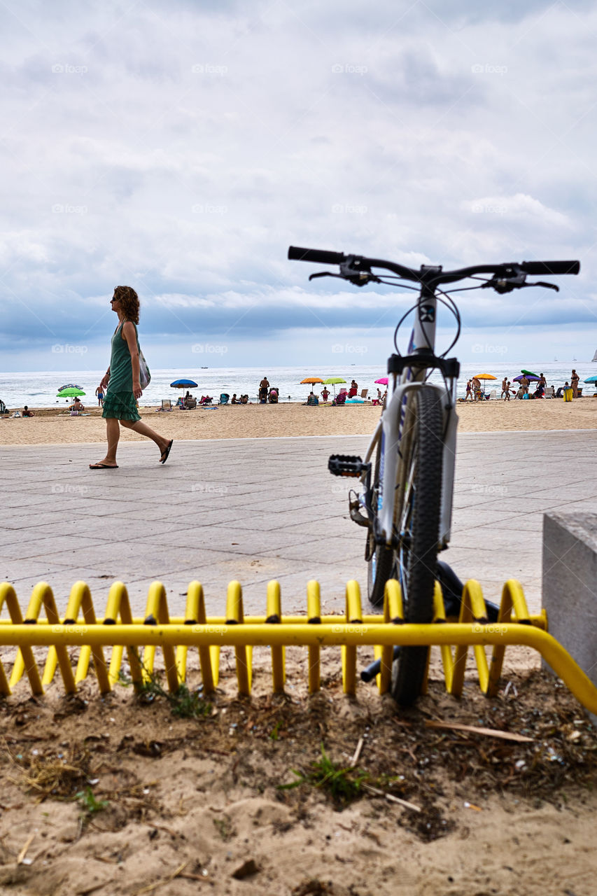 A la playa en bicicleta