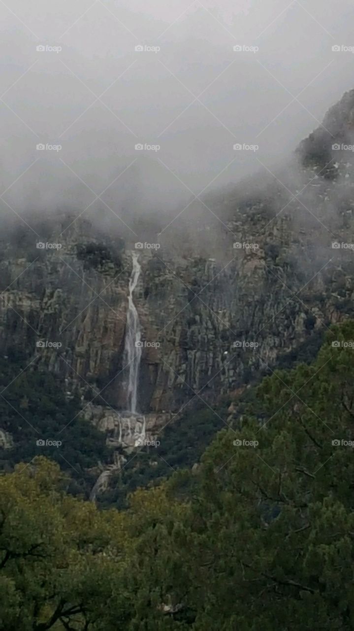 Carr Canyon AZ waterfall