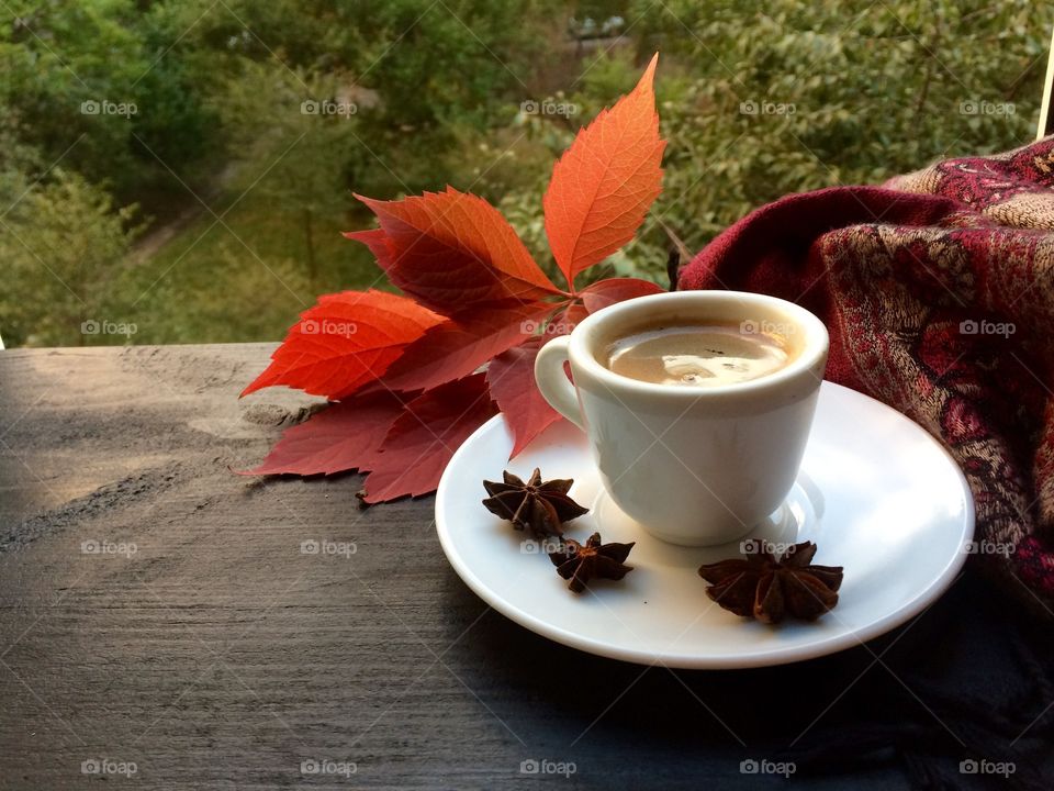 Autumn coffee