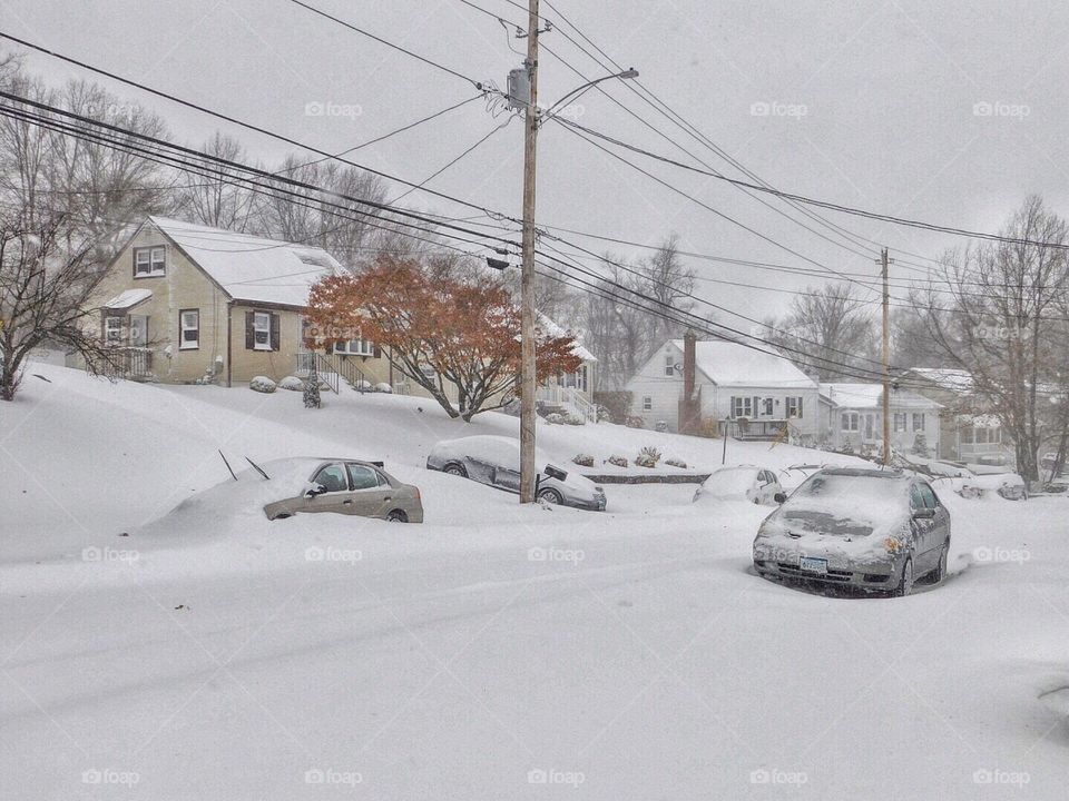 During the winter bomb cyclone 