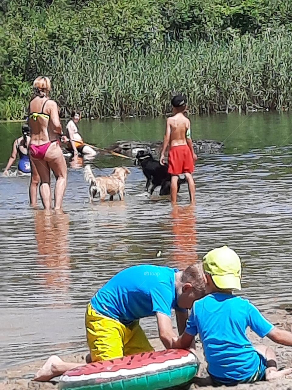 summertime at the beach