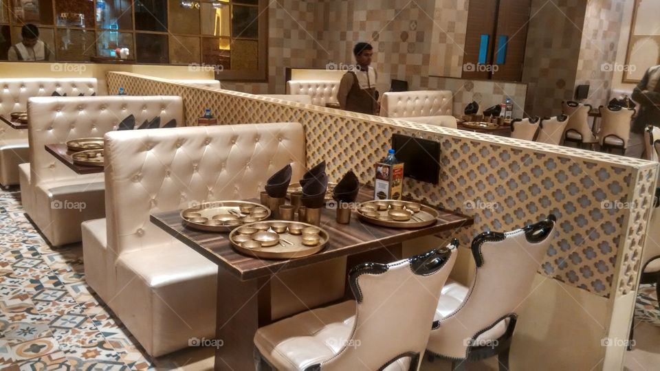 Luxury Restaurant in Mumbai called Rajdhani where authentic Rajasthani Thali Meal is served