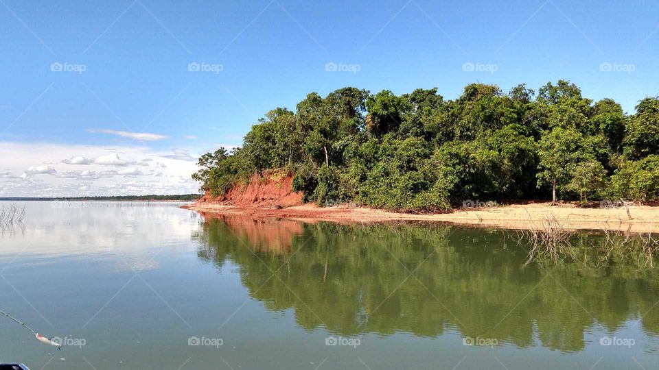 Pescaria, uma paisagem bonita.