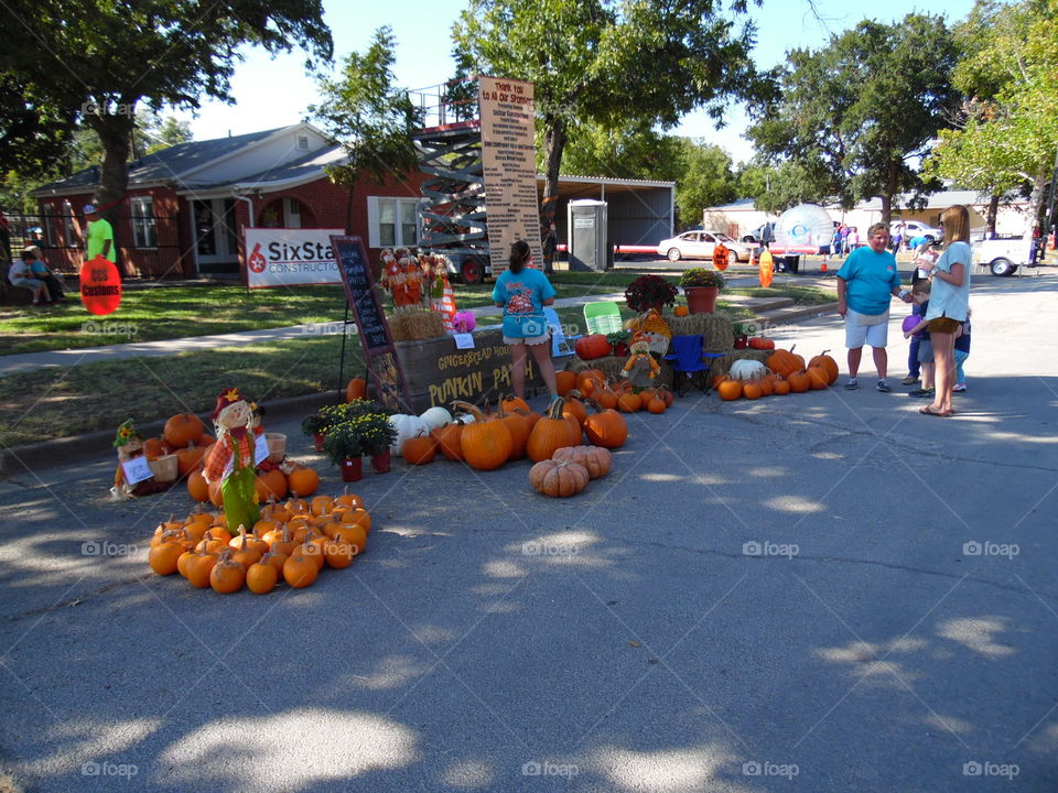 October festival 2015. This is a picture of some pumpkins for sale at the festival.