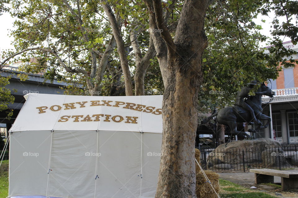 Pony Express Tent
