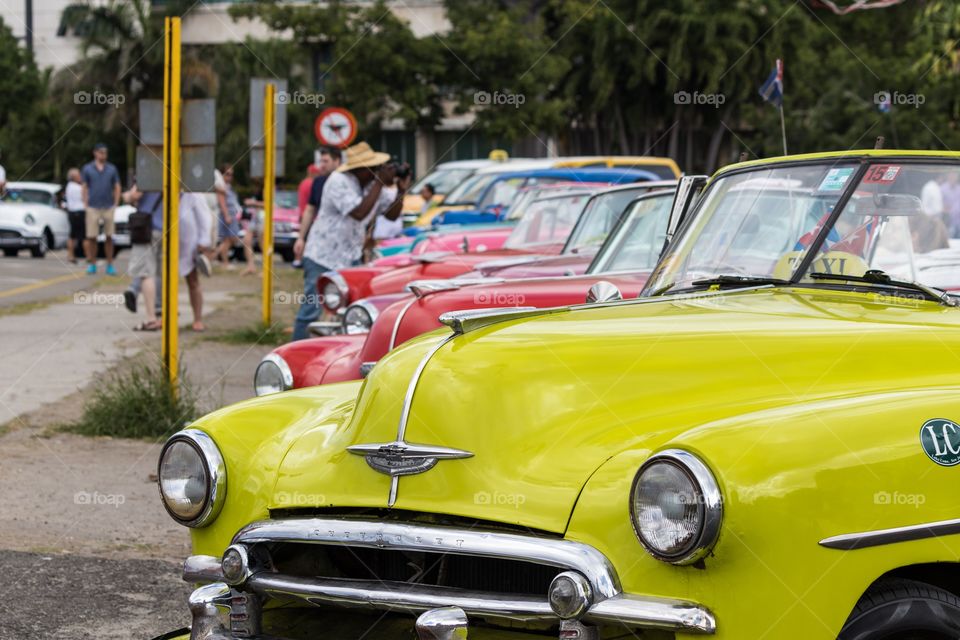 Colourful cars of Cuba 
