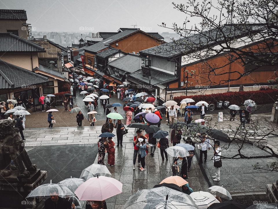 Umbrellas everywhere