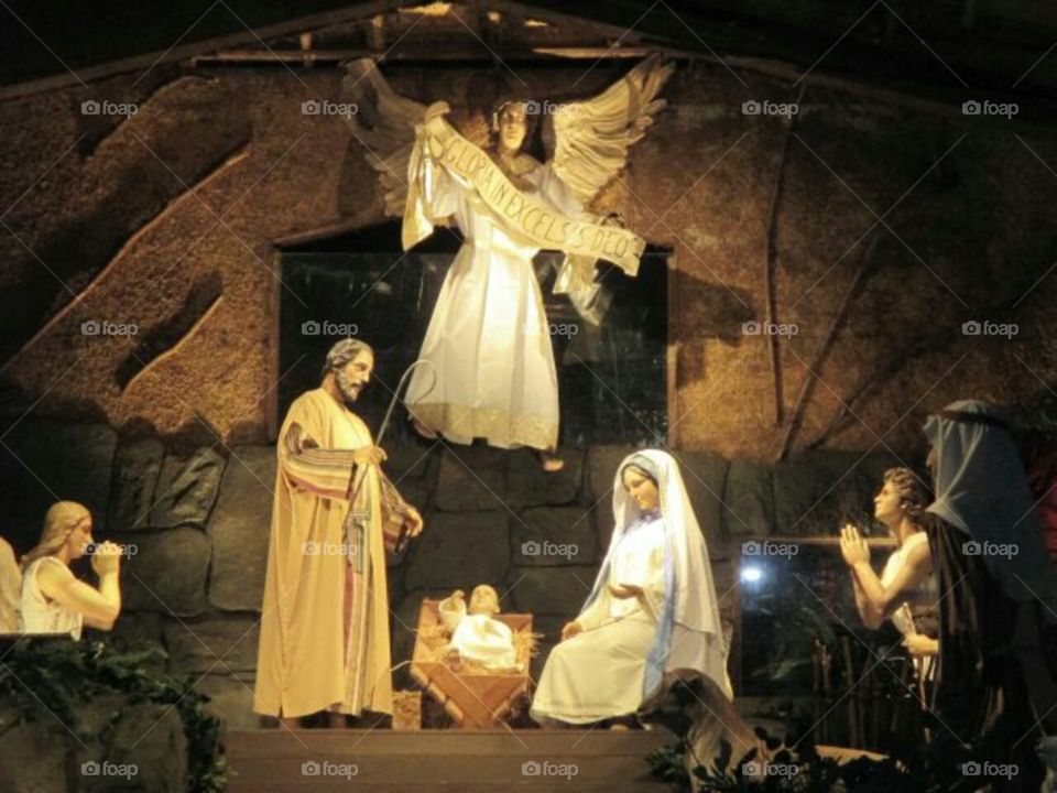 life sized nativity scene