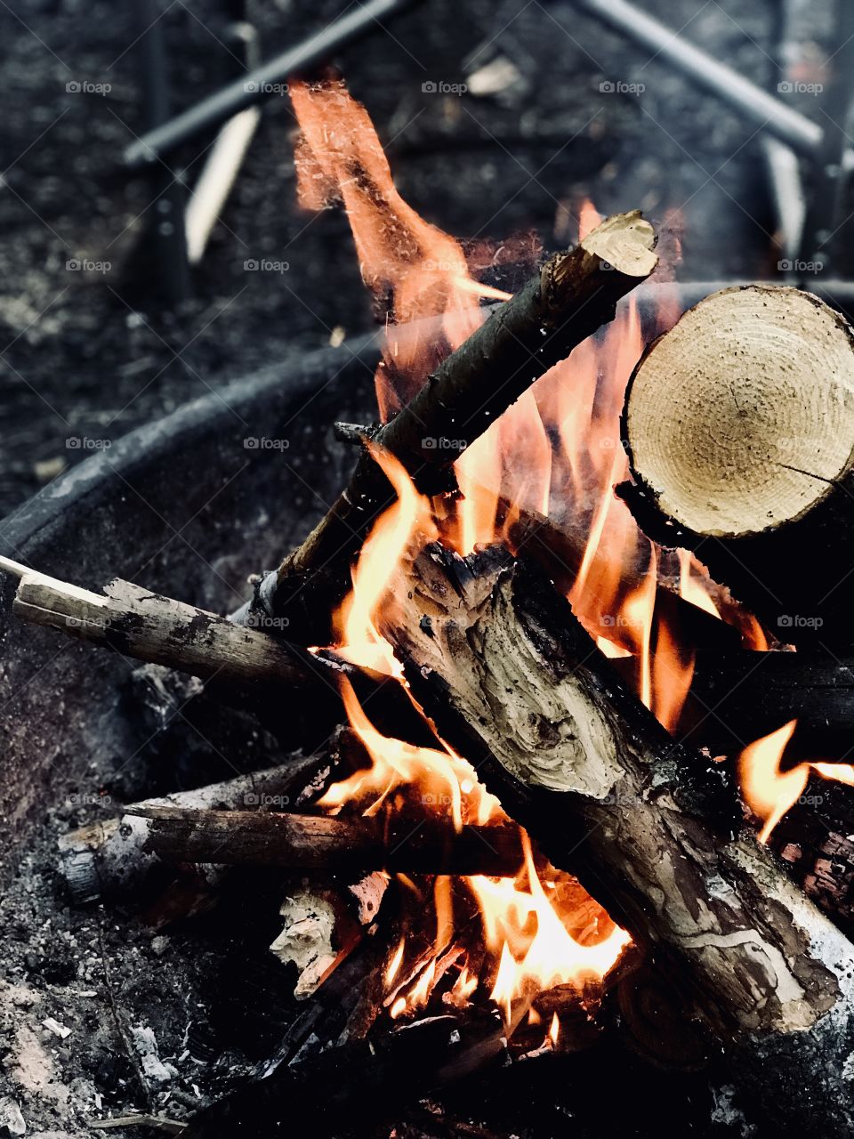 Warming up in the morning 