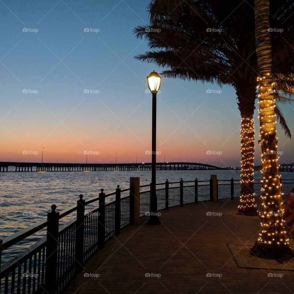 Sunset Peace River Harbor