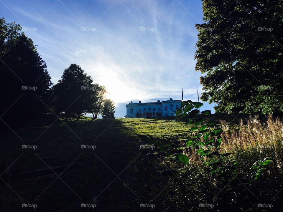 View of house at farm