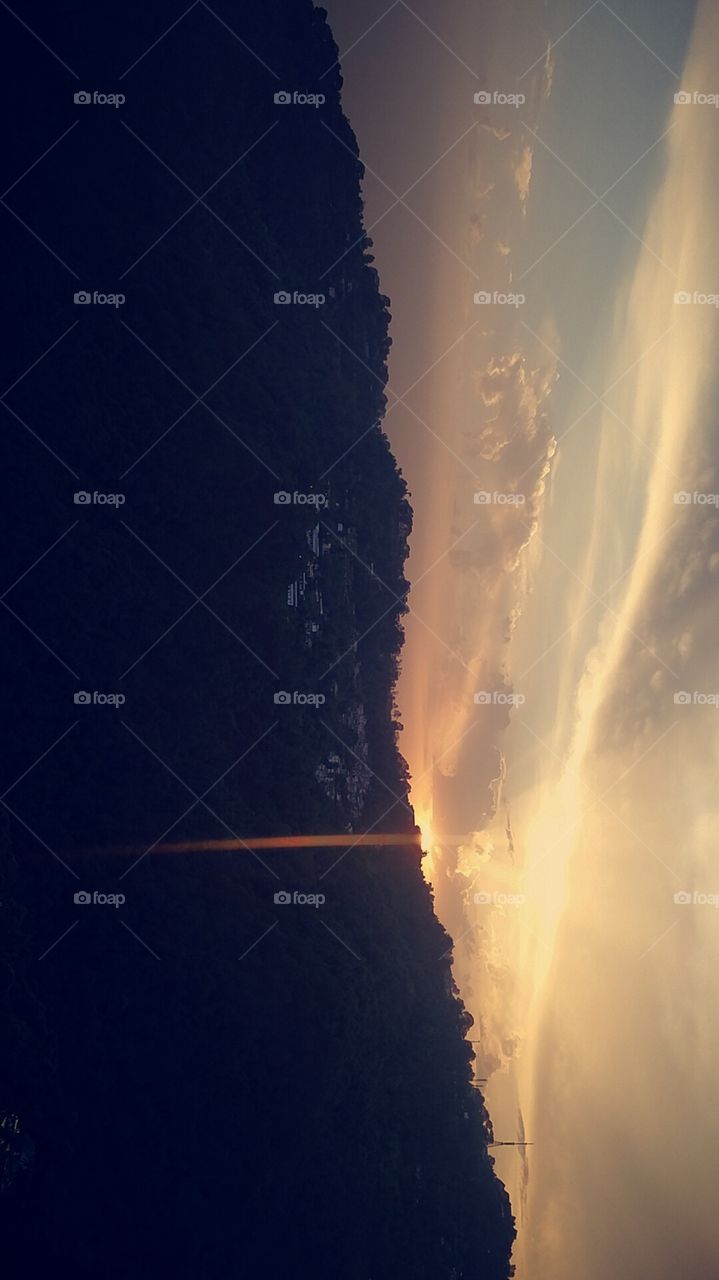 No Person, Sunset, Dawn, Fog, Mist