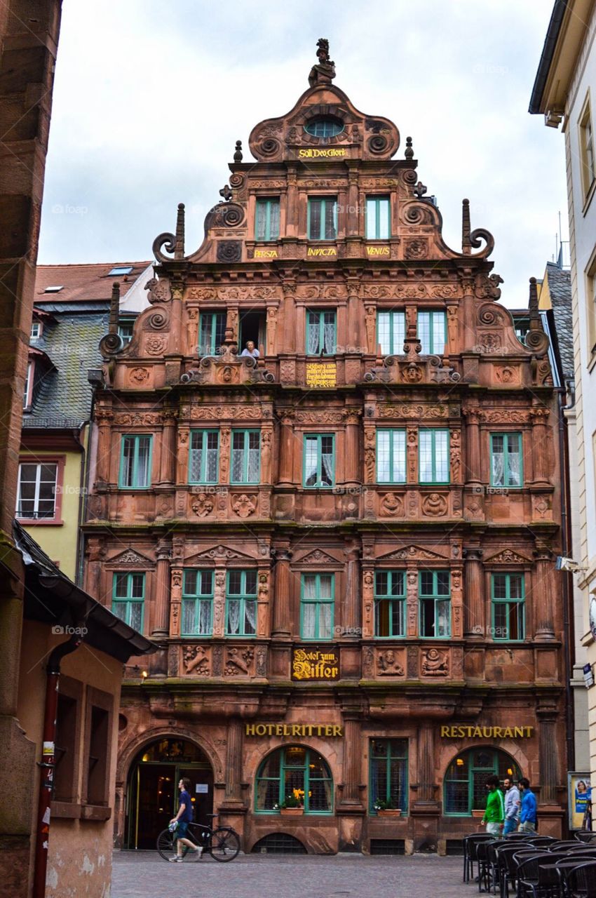 Old buildings in Heidelberg
