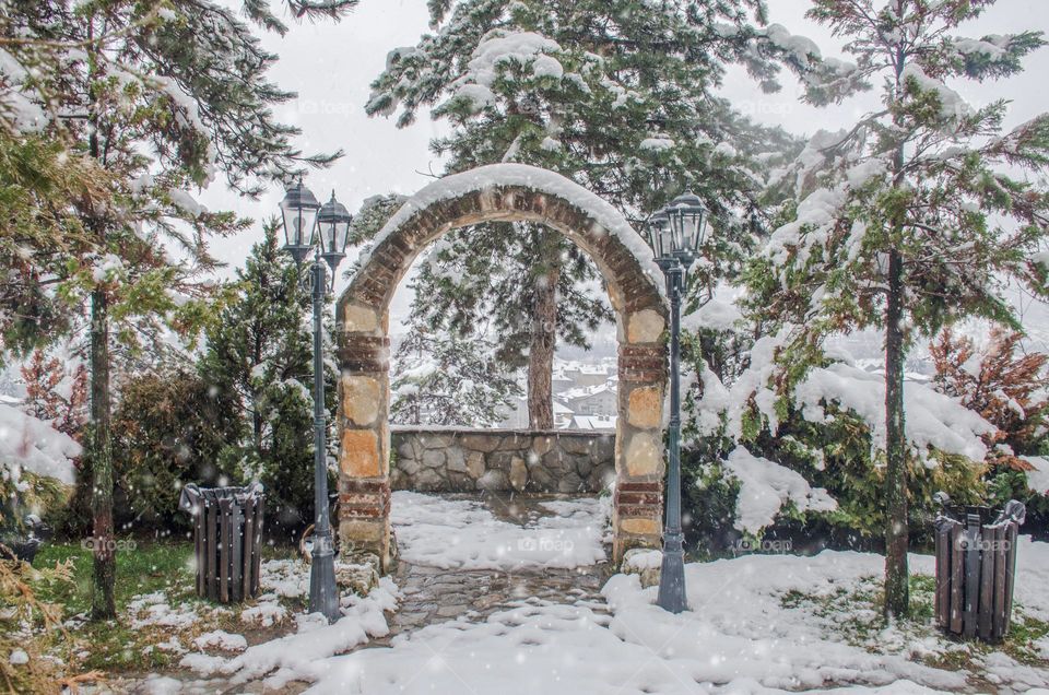 Winter landscape, Velingrad, Bulgaria