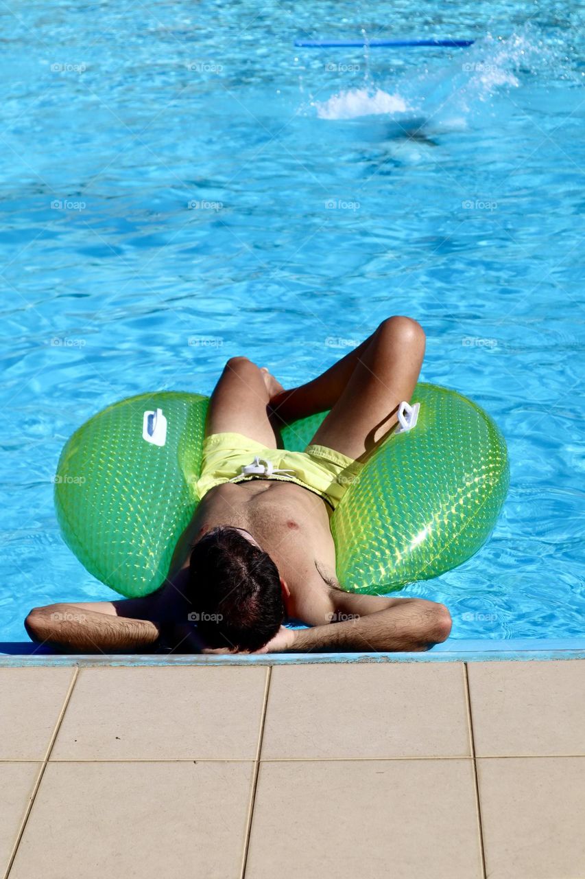 Summer time at the pool 