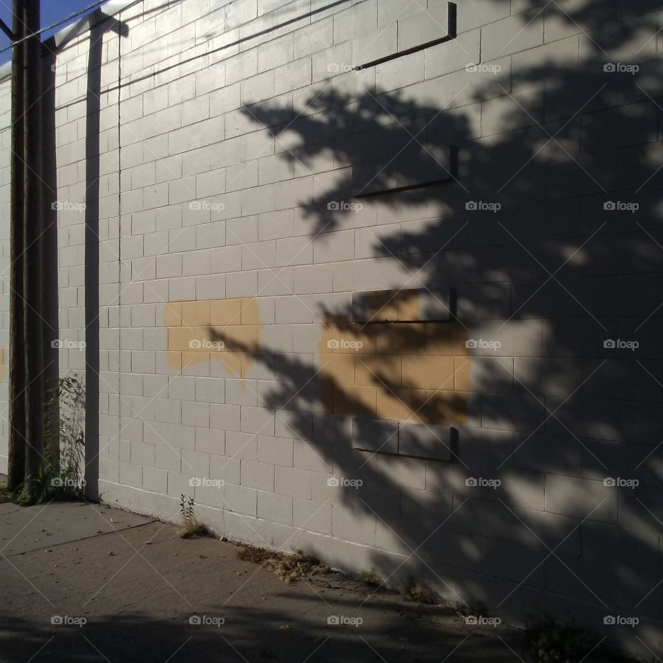 shadow and wall