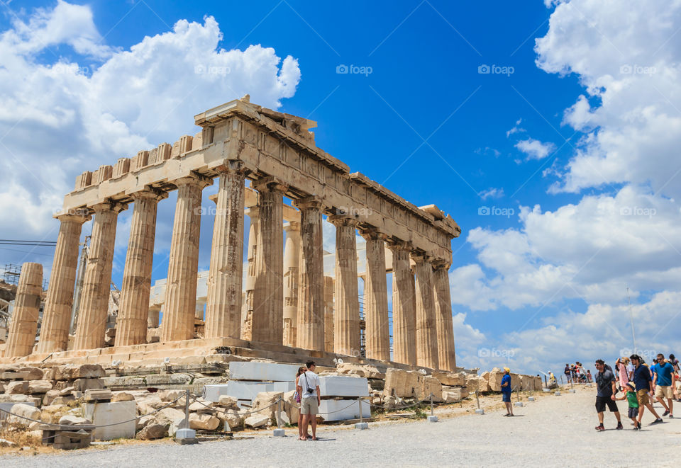 Greek temple of Athens. Greek temple of Athens, Greece