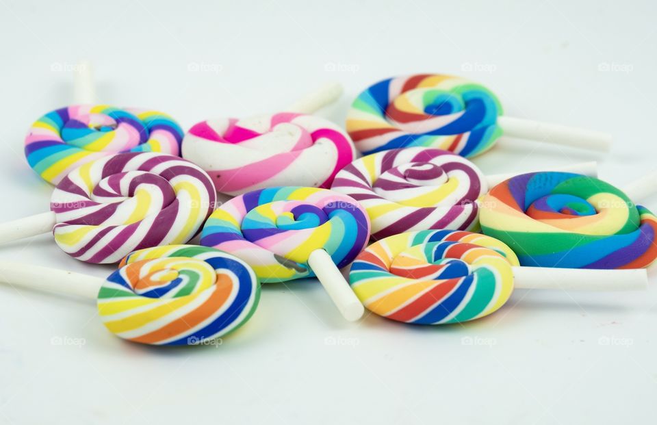 Energy charging by Colorful lollipop 