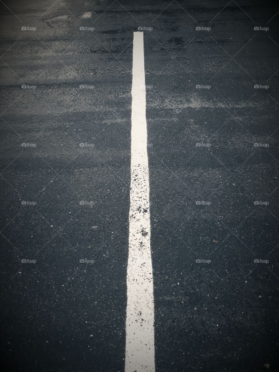 White road line