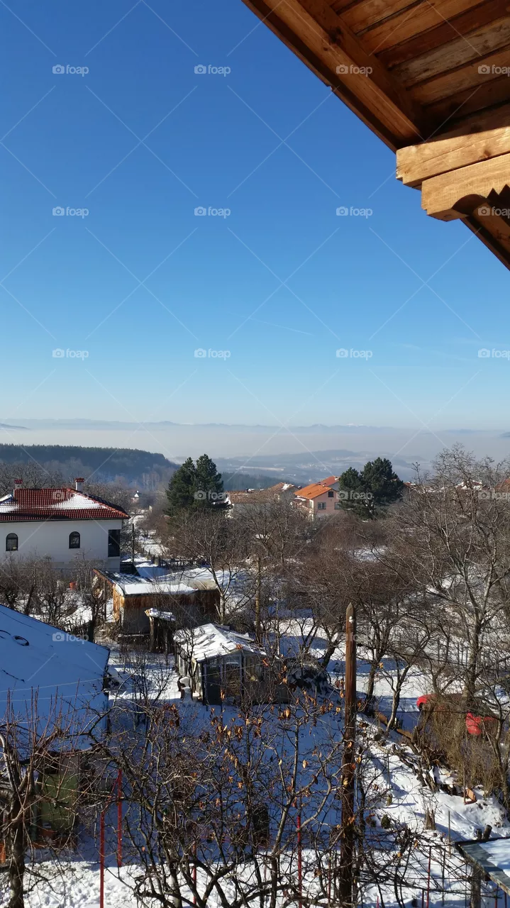 Winter, Snow, House, No Person, Landscape