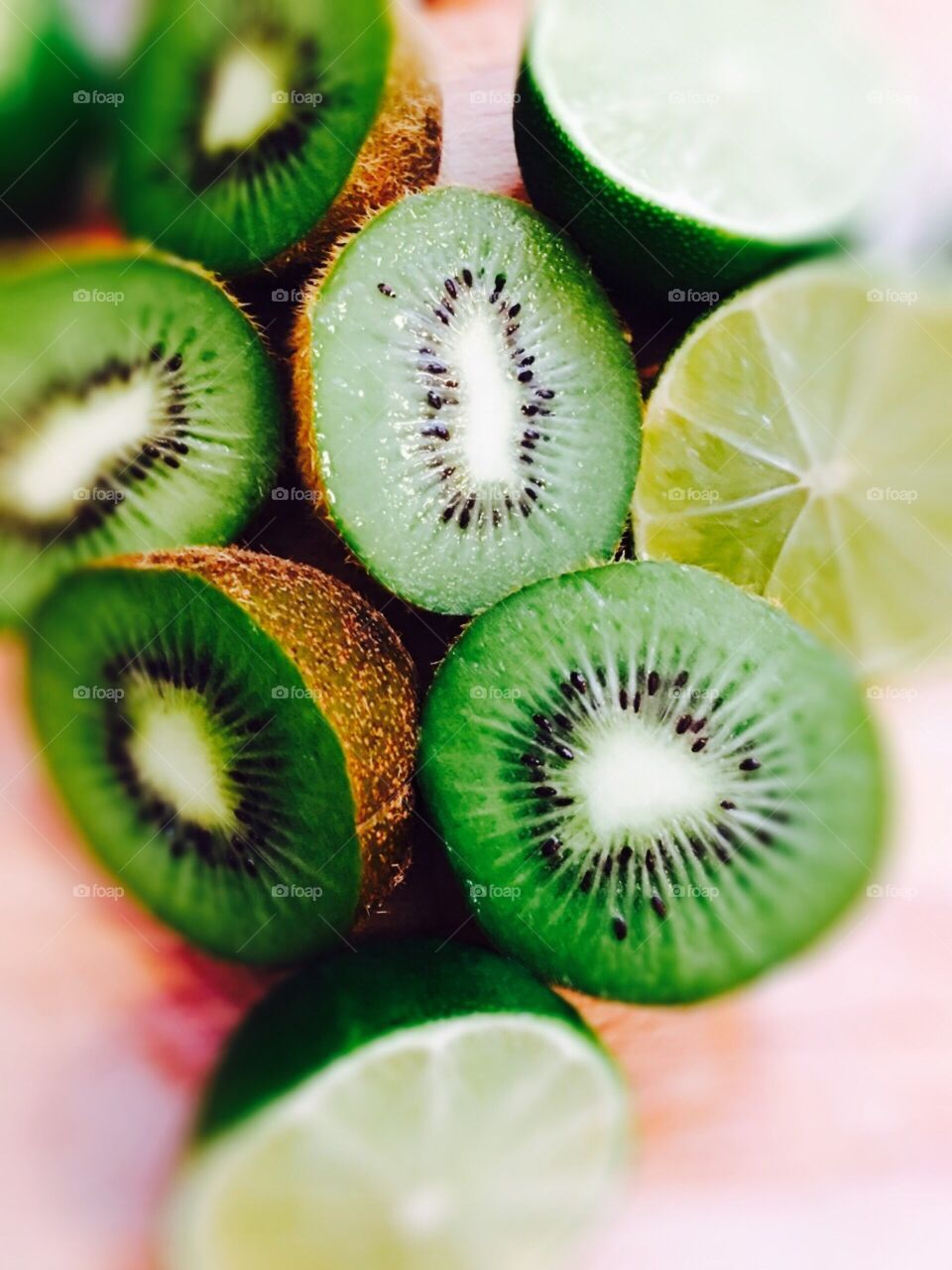 Kiwi and lime