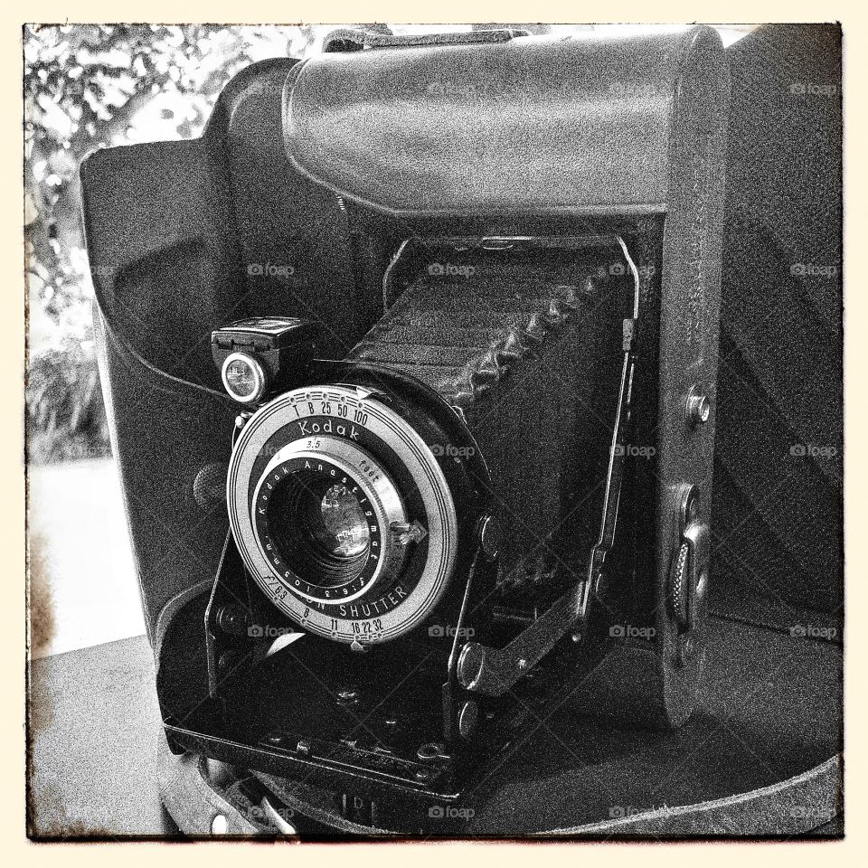 Blast into the Past. My grandfathers camera in action. 