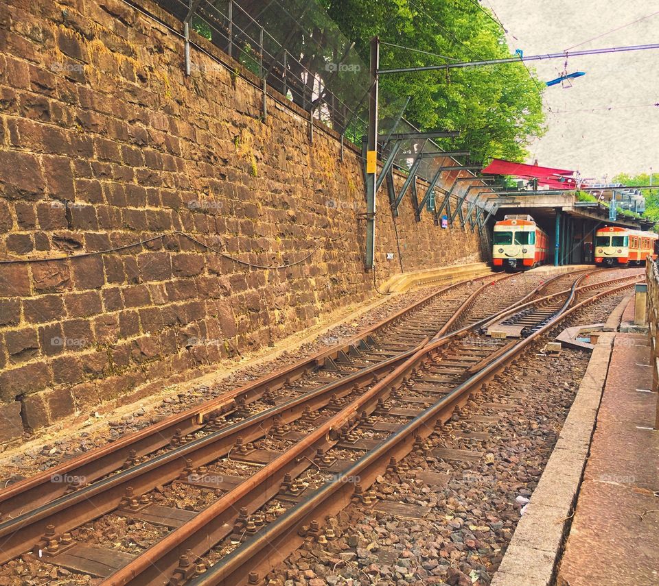 Lugano tram line 