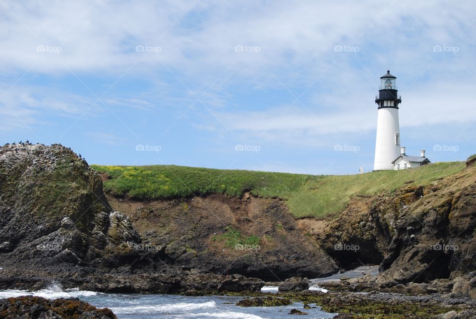 Lighthouse on Oregon coast