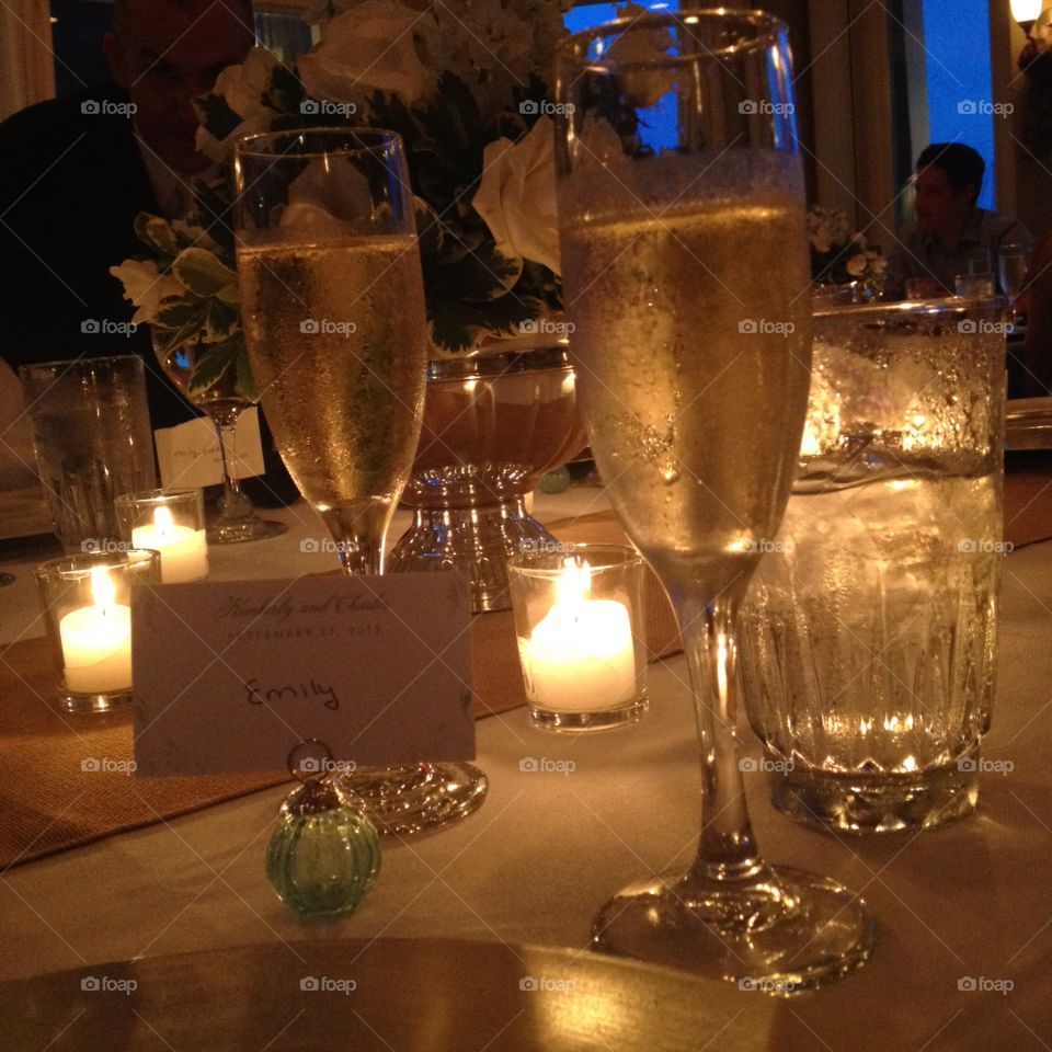 Wedding champagne 