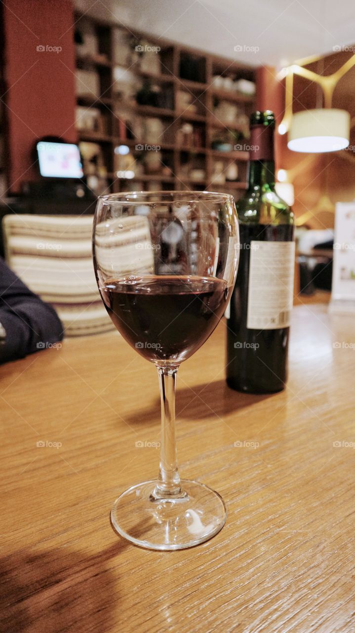 Glass of wine