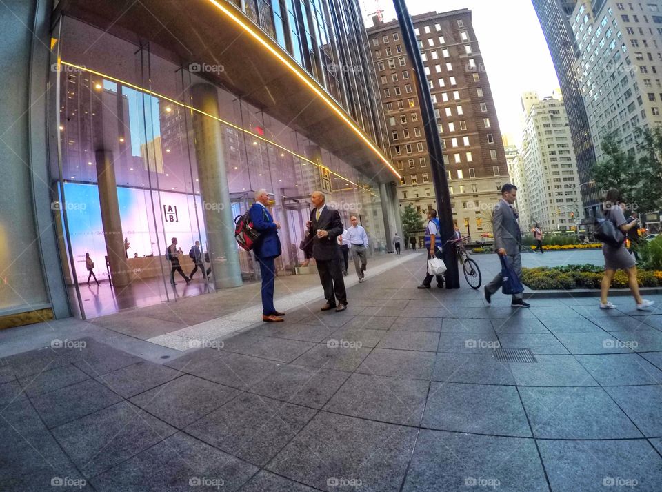 Buisness district New York City