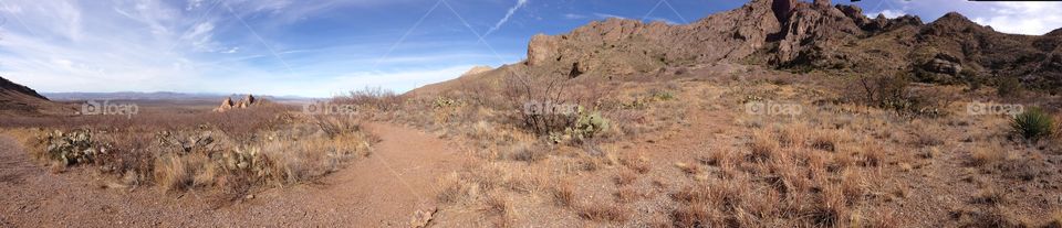 Hiking around the Organ Mountains. Las Cruces, NM.