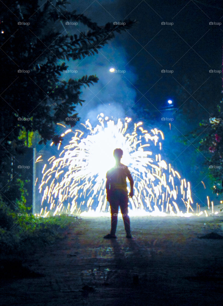 Diwali Celebration with Fireworks🎆