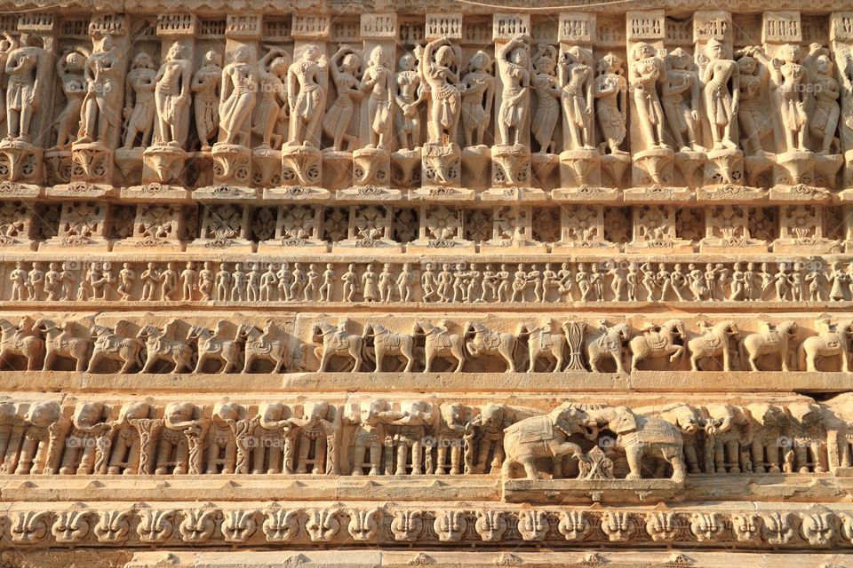 Jagdish temple in Rajasthan, India