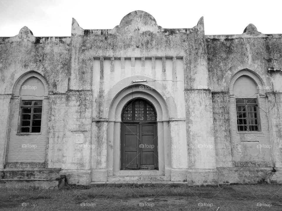 old school building 1957
