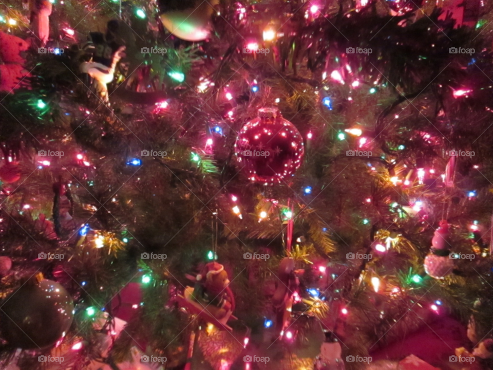colors tree christmas lights by ashley77
