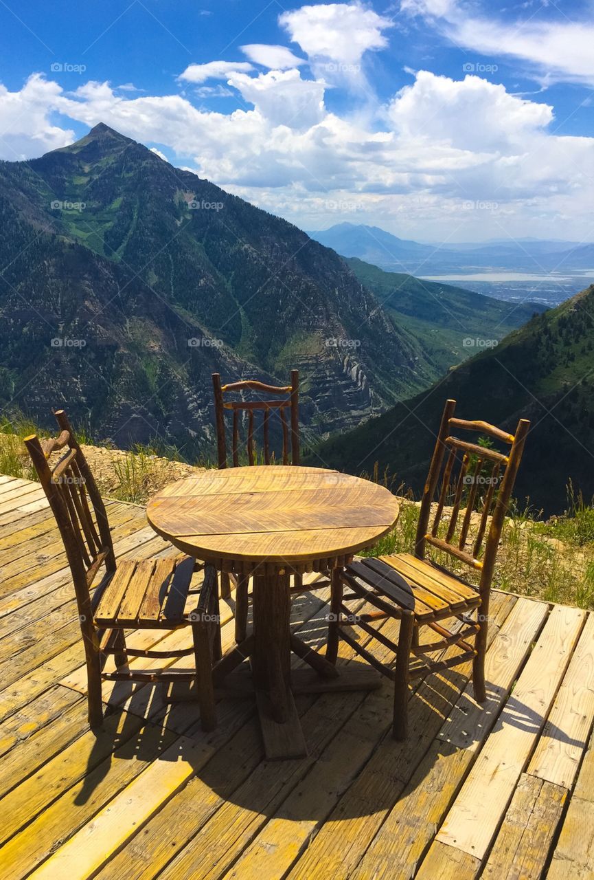 Mountain top table