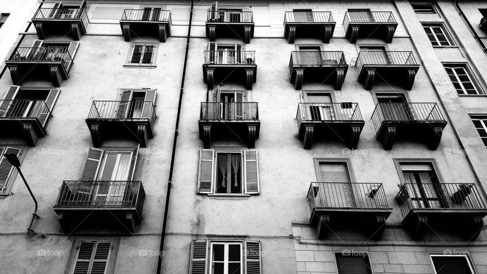 Building in Turino in Italy