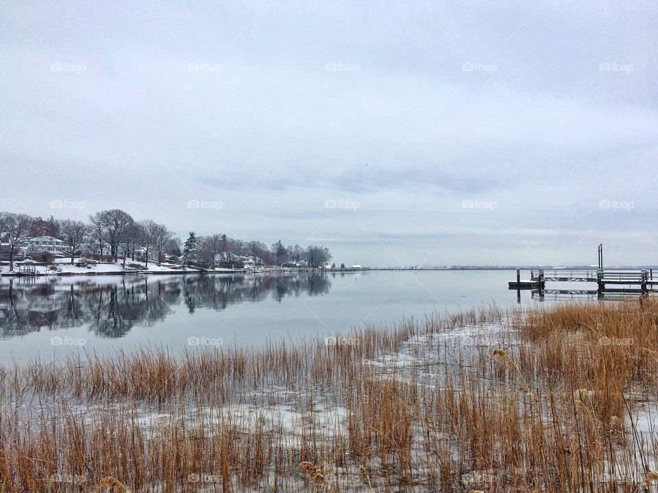 Scenic view of housatonic river