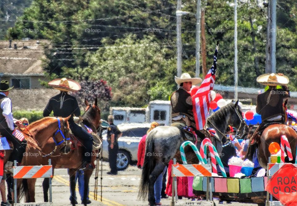 Cowboys on Fourth of July